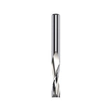 Broca espiral de carburo sólido, diámetro de 1/4 pulgadas por 2-1/2 pulgadas de largo, vástago de 1/4 pulgadas, plata