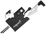 Guardaman - Gran herramienta de supervivencia 18 en 1 para hombre, multiherramienta para cartera multiusos con cuchillo de supervivencia, iniciador de fuego, silbato, brújula, regalo para el día del padre