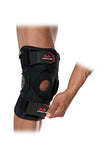 McDavid Rodillera articulada, con correas cruzadas Negro XX-Large