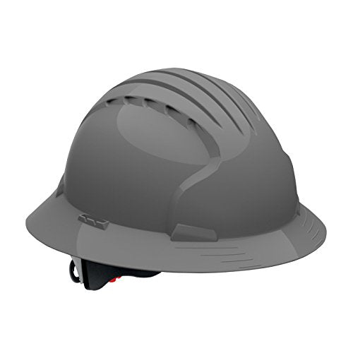 Casco seguridad  Sombrero duro de ala completa con carcasa de HDPE, gris