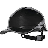 Casco de seguridad para béisbol, color negro