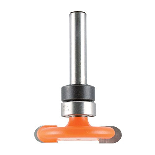Broca para router de suelo con diámetro de 1-1/4 pulgadas con radio de 1/8 pulgadas, vástago de 1/2 pulgadas