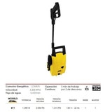 Adir 411 Hidrolavadora Alta Presión con Accesorios, 2030 PSI x 1200 W