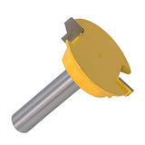 Wolfride 1/2 Mango Cajón Recto Moldeo Router Broca de la Herramienta de Carpintería, Mango de Madera de Aleación de Fresa Con Herramientas Para Trabajar la Madera- Amarillo