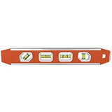 Johnson Level & Tool 1421-1200 Magnetic Aluminum Reinforced Torpedo Level, 12", Red, 1 Level