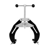 Abrazadera de tubo, 2 a 6 pulgadas, herramienta de alineación de tubería de acero con diseño ligero, abrazadera ultra de alta resistencia con tornillos de acción rápida, color negro
