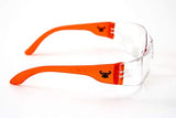 G & F Products - 13016-NEW 13016NEW Gafas de seguridad con 99% de protección contra los rayos UV, B y C, lentes resistentes a los impactos y balísticas y transparentes (paquete de 12), unisex