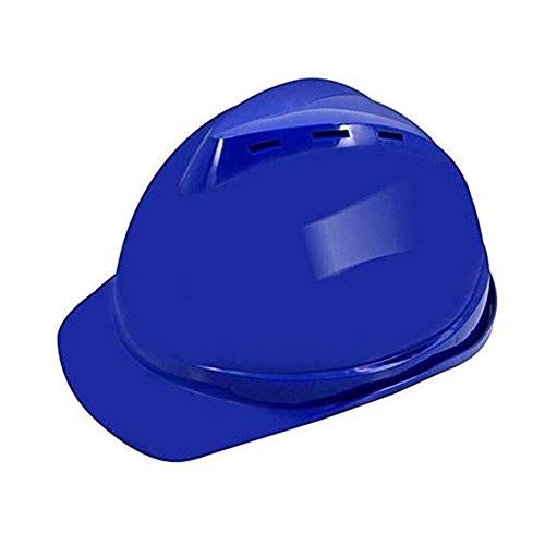 Casco Tipo V, Sitio De Ingeniería De Construcción, Casco De Colisión, País, Casco ABS Estándar, Casco De Alta Temperatura Transpirable Casco de Seguridad Industrial (Color : Blue)