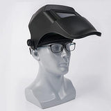 Casco de soldadura  Soldadores Escudo facial, Hoa, Masta del casco de soldadura Masque Protegue el escudo de ojo Protegre los vasos del soldador de plástico Casco for la arena, lente de vidri