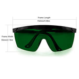 ABSORBER IPL 200 nm-2000 nm Gafas de seguridad láser para tratamiento de depilación láser y cosmetología láser operador protección ocular con funda (verde)