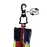 Seibertron High-VIS HRIG - Guantes de trabajo antiimpactos, resistentes al agua y al aceite de alta visibilidad, resistentes al agua, guantes mecánicos de seguridad, CE EN388 4132 M, con 1 clip de guante negro