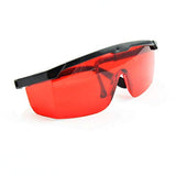 Baynne Gafas de protección Rojas Gafas de Seguridad láser de 190 NM a 540 NM Gafas de protección láser con Caja de Terciopelo de Forma Cuadrada