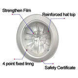 Cascos de Seguridad Industrial Casco de Protección de Aleación de Aluminio de Alta Resistencia para Obras De Construcción/Red / 1 PCS