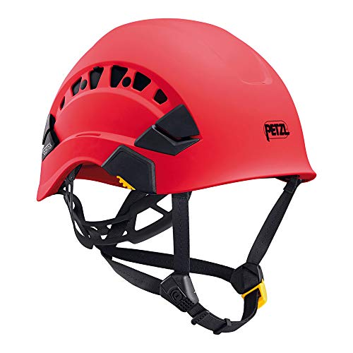 Casco de trabajo de Altura ventilación, rojo