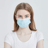 50 mascarillas desechables de 3 capas, antipolvo, hipoalergénicas, transpirables, transpirables, transpirables y transpirables