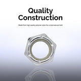 Neiko 50432A Nylon Lock Nut Assortment, 150 Piece