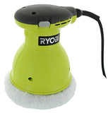 Ryobi RB61G de 6 pulgadas con cable de 120 voltios de CA, .5 Amp 4.800 OPM con pulidora orbital sin remolinos