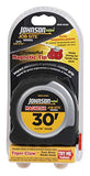 Johnson Level & Tool 1806-0030 30-Foot x 1 1/16-Inch JobSite Magnetic Tape