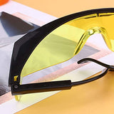 Contiman Gafas de Seguridad láser Protección Ocular para IPL/E-Light Depilación Gafas Protectoras de Seguridad Gafas universales Gafas Amarillas