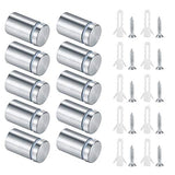 10 tornillos de separación para letreros,