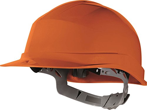 Casco de seguridad para hombre, naranja/fiesta de bloques, Talla única