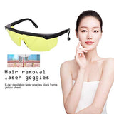 Contiman Gafas de Seguridad láser Protección Ocular para IPL/E-Light Depilación Gafas Protectoras de Seguridad Gafas universales Gafas Amarillas