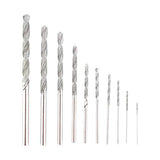 Yosoo 10Pcs Juego de brocas con punta de diamante DMD Brocas helicoidales para baldosas de vidrio piedra 0077