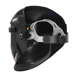 Casco de soldadura de oscurecimiento automático, color verdadero 1/1/1/2 con protección solar, amplio rango de sombra 4/9-13 para moler soldadura ARC MIG TIG (ADLDH9242-A)