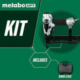 Metabo HPT Finish Stapler, 18 Gauge, 1/4-Inch Narrow Crown Staples, 1/2-Inch up to 1-1/2-Inch Staple Length, Pneumatic (N3804AB3)