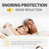 PQ Tapones Para Los Oídos Para Dormir - 40 Pequeños Tapones Para Los Oídos Suaves Para Canales Auditivos Pequeños, Tapones Para Los Oídos Para Dormir Nivel de Cancelación De Ruido 32 dB, Tapones Sueño Para Mujeres y Hombres
