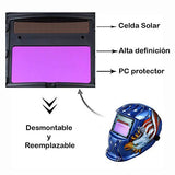 Casco o Careta para Soldar Fotosensible Electrónica Auto Oscurecimiento Uso Industrial Original Retro Protección Casco para Soldar Soldadura Mascara para Soldar Diseño Aguila Azul