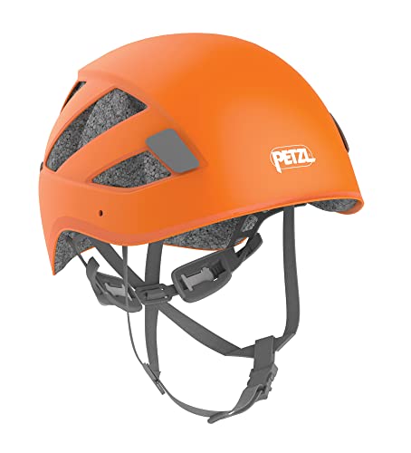 Casco de seguridad para hombre, duradero y versátil, con protección mejorada para la cabeza para escalada y montañismo, color naranja, talla S/M