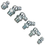 NEIKO 50463A Surtido de accesorios de grasa hidráulica | 110 piezas | SAE | Incluye accesorios Zerk rectos y angulares