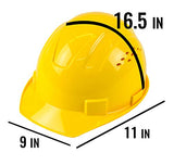 Casco de seguridad con suspensión de carraca de 4 puntos