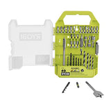 Ryobi Paquete súper combinado de 4 herramientas, 18 voltios ONE+ iones de litio inalámbrico con taladro/controlador, controlador de impacto, sierra alternativa, luz de trabajo, (2) baterías, cargador de 18 voltios, juego de brocas, bolsa de herramientas B