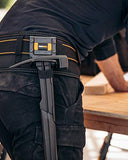 ToughBuilt - Gancho para martillo modular | Soporte/Funda duradera compatible con cualquier cinturón o bolsillo, Bucle de acero/Anillo de metal de uso extremo, Diseño único para cable de alimentación, Construcción de alta resistencia - (TB-52)
