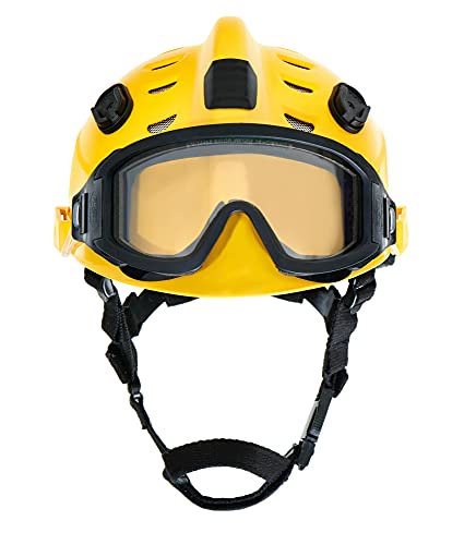 Casco de Rescate y Combate contra Incendios HPS 3500 con Goggles (Amarillo)