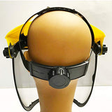 Casco de Seguridad Forestal Industrial Máscara de Cabeza Facial Cable de Acero a Prueba de Salpicaduras Máscara de Seguridad Pantalla de Protección para Corte de Hierba Poda de Ramas Suministros de Trabajo Agrícola