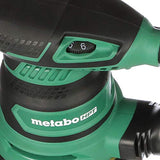 Metabo HPT Lijadora de órbita aleatoria de 5 pulgadas | Velocidad variable | Potente motor de 230 W 2.8 amperios | Agarre de elastómero suave | Incluye 5 piezas de papel de lija, bolsa de polvo, adaptador de vacío | SV13YST