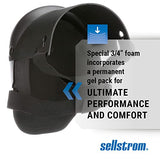 Sellstrom KneePro - Rodillera Ultra Flex Hybrid III - Gel y protección resistente para construcción, jardinería, ejército, trabajo de pisos, tamaño universal para adultos