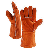 Guantes de Soldador Guantes Resistentes Al Calor Y de 14 Pulgadas para Mig, Soldador Tig, Horno, Camping, Estufa, Chimenea Y Más (