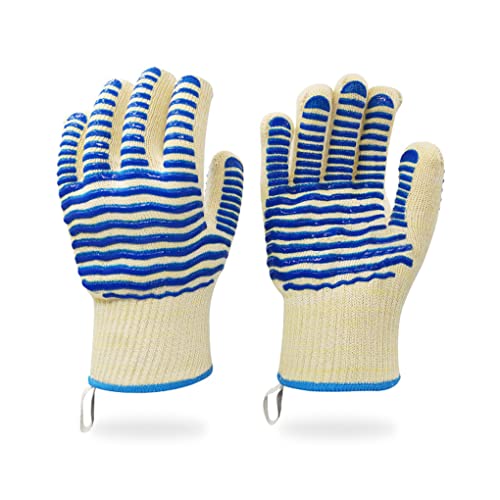 1 par de guantes de silicona para barbacoagos, parrilla de Camping para el hogar, suministros de manoplas para horno y barbacoa