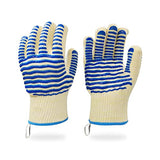 1 par de guantes de silicona para barbacoagos, parrilla de Camping para el hogar, suministros de manoplas para horno y barbacoa