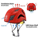 Casco de Escalada Ligero, protección para la Cabeza, Equipo de Rescate de rapel Ajustable
