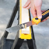 STEELHEAD 6.8-Inch (170mm) Ryoba Double Edge Japanese Pull Saw, High-Quality Japanese SK Steel, 22TPI & 13TPI Flexible Blade, Woodworking, Soft & Hardwoods, Push-Button Blade Change, USA-Based Support