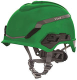 Casco de seguridad color verde