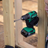 Metabo HPT - Kit combinado de taladro y destornillador de impacto inalámbrico de 18 V | Sub-compacto | Motor sin escobillas | Baterías de iones de litio | KC18DDX