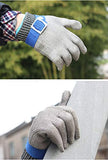ThreeH Guantes de trabajo resistentes al corte de acero inoxidable Guantes de alambre 316L Nivel 5 de protección Para Cocina Carnicero GL09 S(1 pieza)