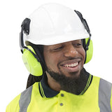 JORESTECH Orejeras de seguridad para casco duro con cancelación de ruido con soporte universal para cascos ranurados