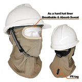 Capucha soldador Fuego Resistente al Viento máscara de Cara Completa Capucha para soldar, Caza, ejército, Trabajo Militar, Alta Visibilidad, Talla única